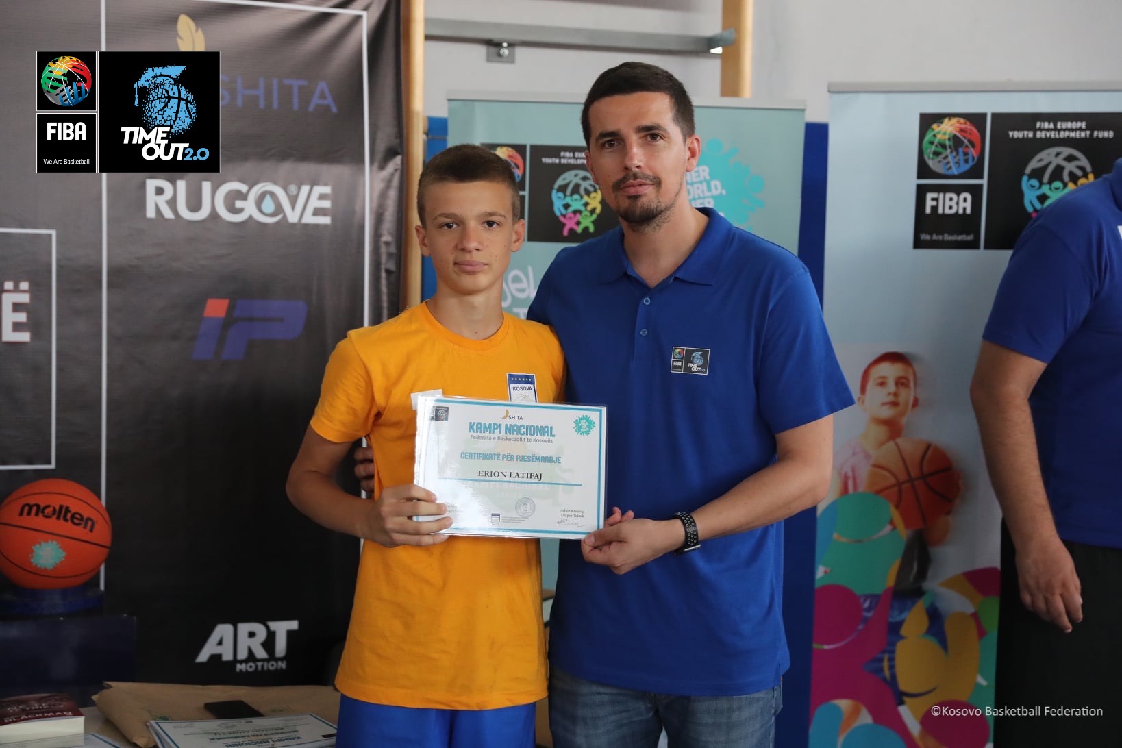 Programi FIBA Time Out 2.0 i ndihmon Rugovës të kryesojë me sukses organizimin e Kampit Nacional të FBK-së